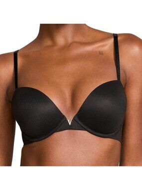 Victoria's Secret  Smooth Push Up Bra Black Size 36DDD